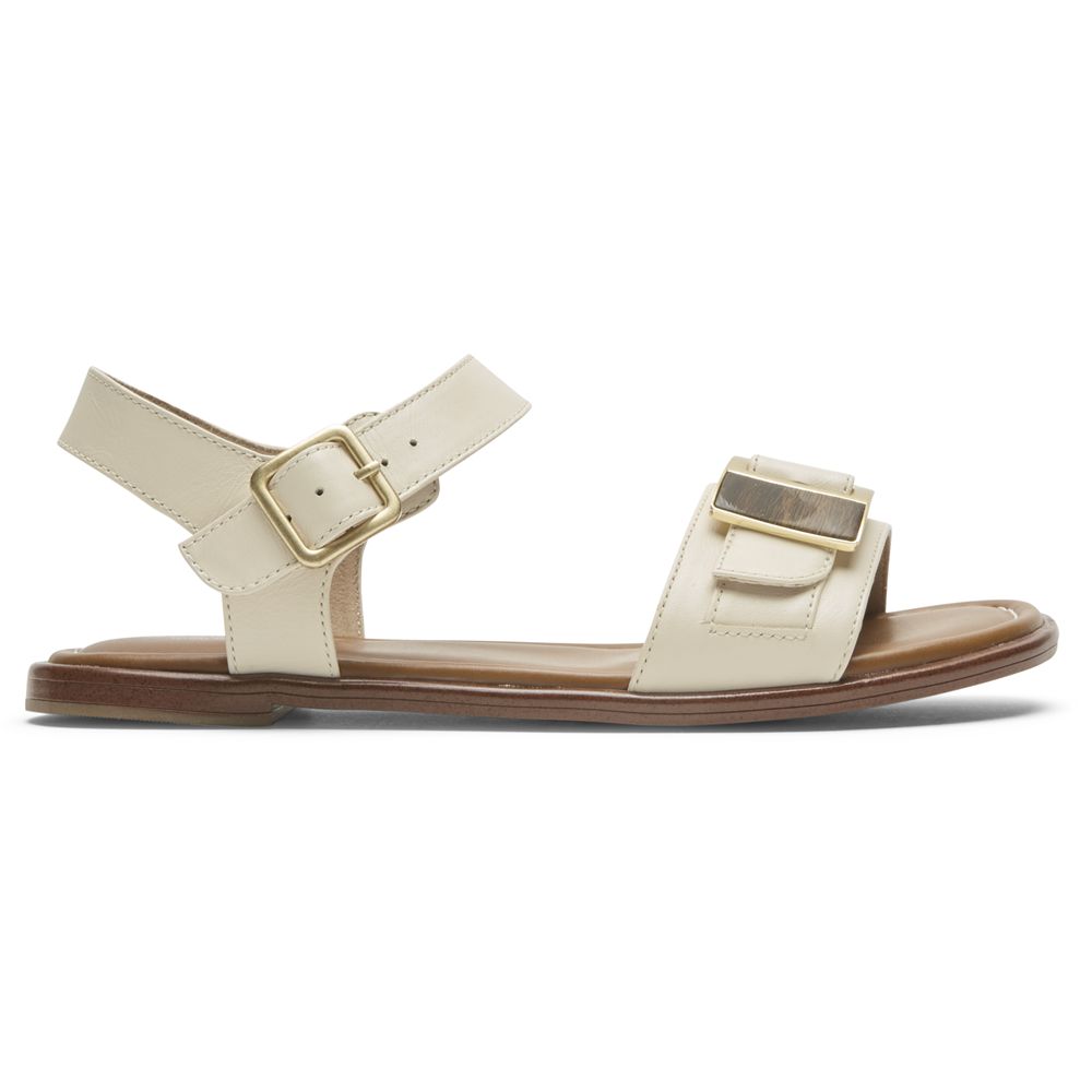 Sandálias Rockport Total Motion Zadie Buckle Senhora - Bege ( 432-ZJUEYW )